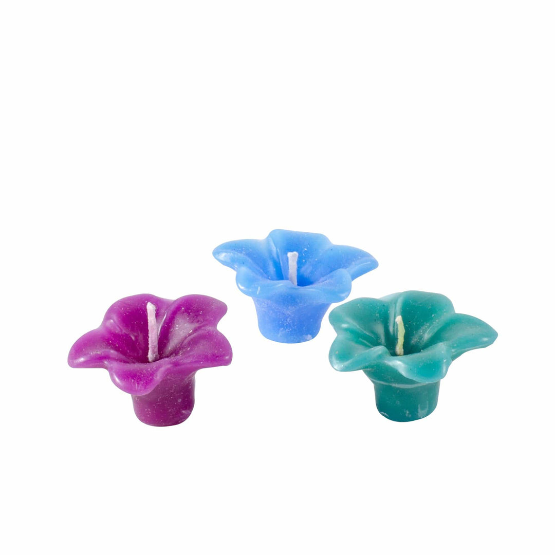 Floating Flower Candles - Set of 3 - Assorted