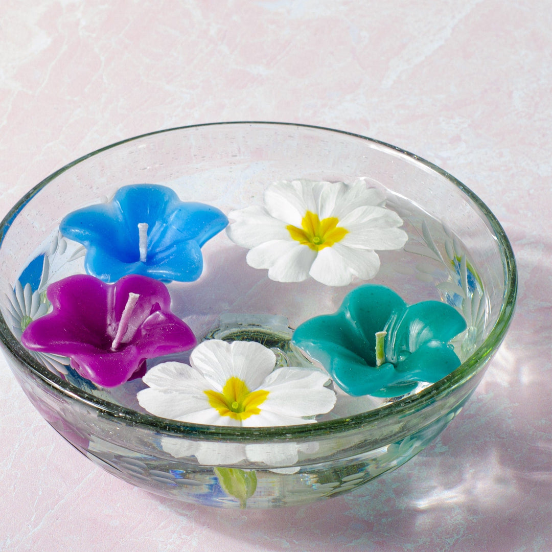 Floating Flower Candles - Set of 3 - Assorted