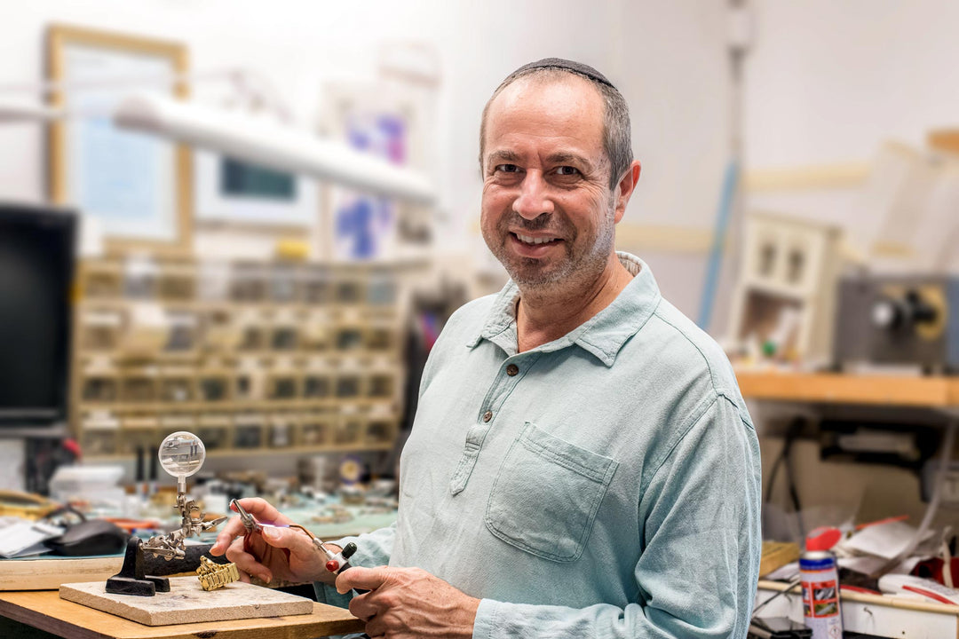 Multi-Gemstone Sterling Silver Circle Pendant Necklace - Rainbow Ring