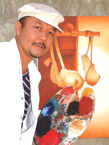 Nature-Inspired Impressionist Acrylic Rice Field Painting - Plowing Rice Field