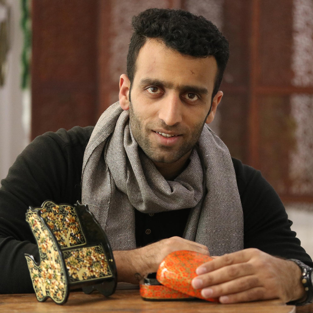 Set of 3 Forest-Themed Black and Golden Wood Relief Panels - Night Valley