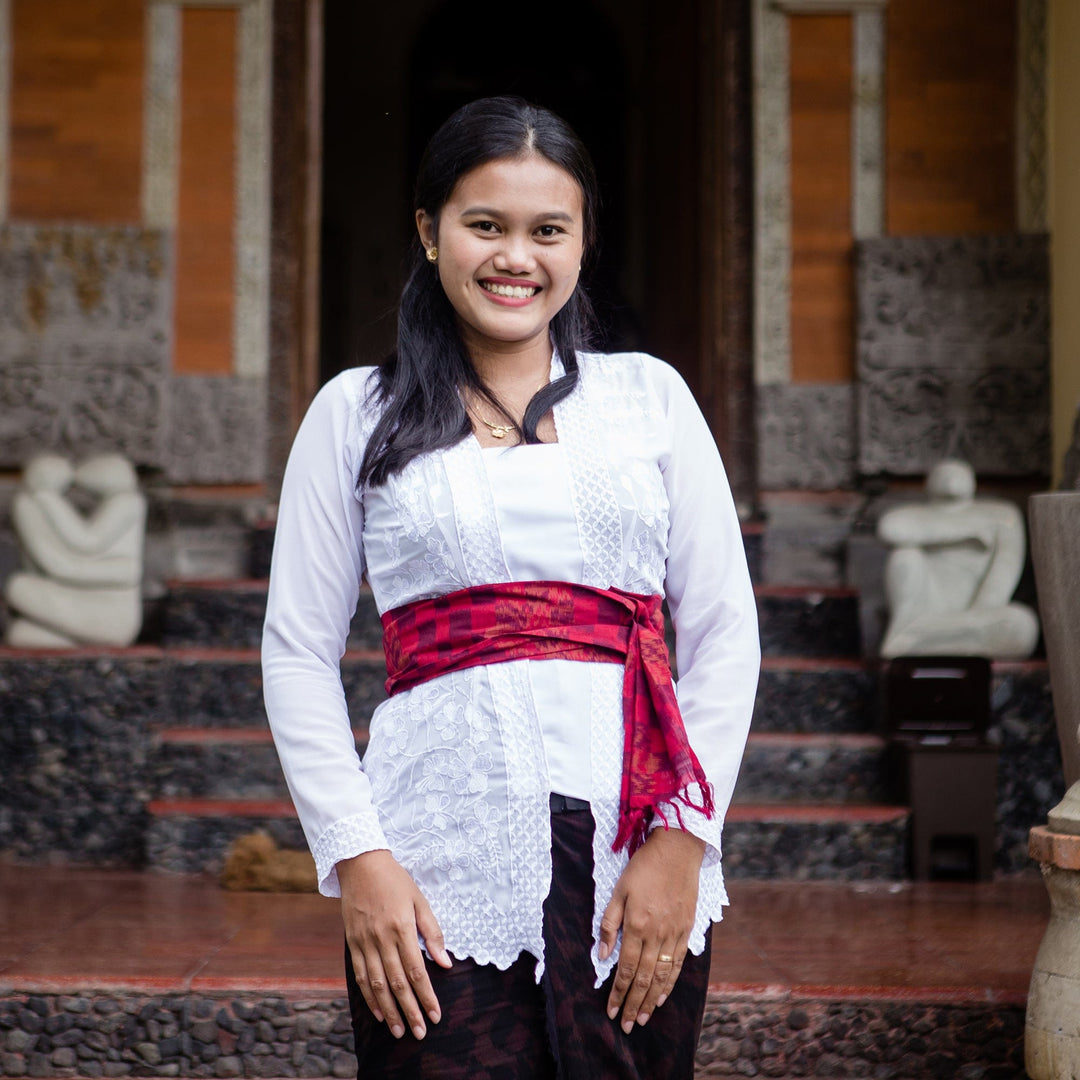 Nature-Themed 22k Gold-Plated Pendant Y Necklace from Bali - Leaf of Fortune