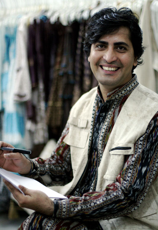 Paisley Embroidered Viscose Sundress from India - Gujarat Nights