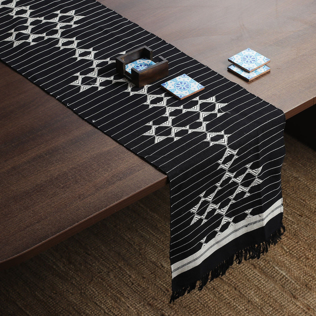 Cotton table runner - Constellations