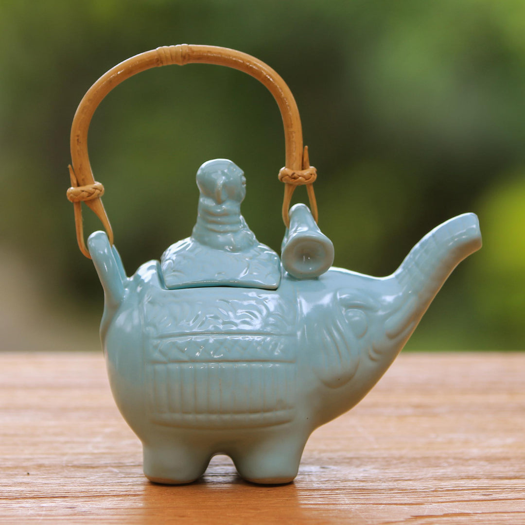 Buddha and the Turquoise Eleph