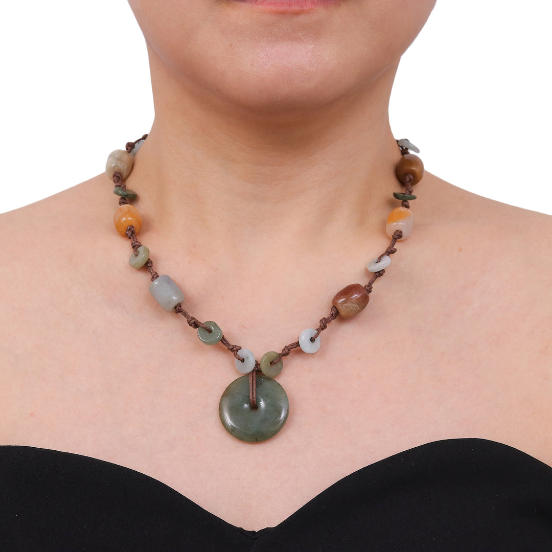 Handcrafted Jade Beaded Necklace - Ultimate Harmony