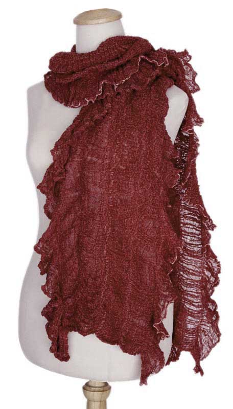Cotton scarf - Bold Red Chic