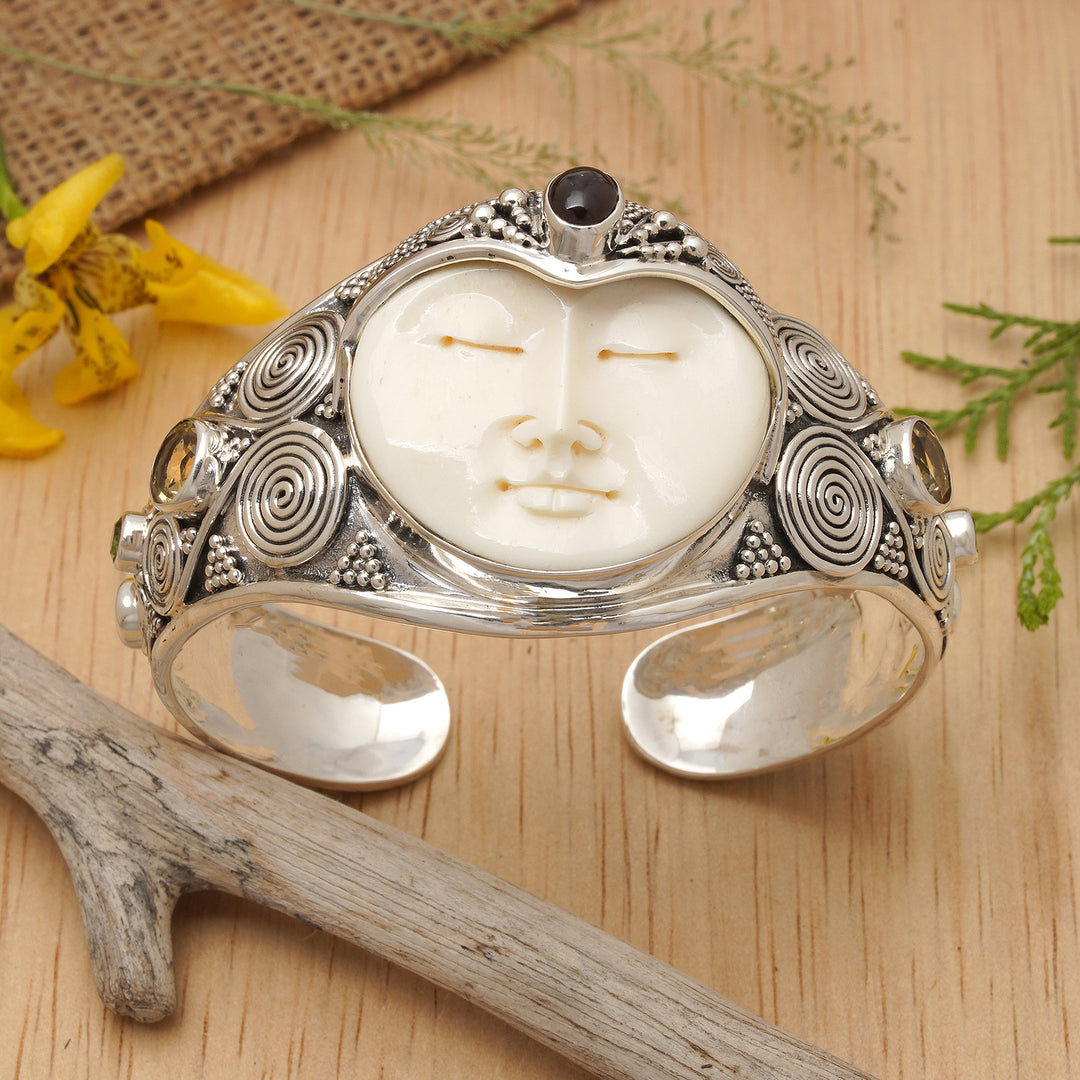 Handcrafted Sterling Silver Cuff Bracelet from Indonesia - Imperial Woman
