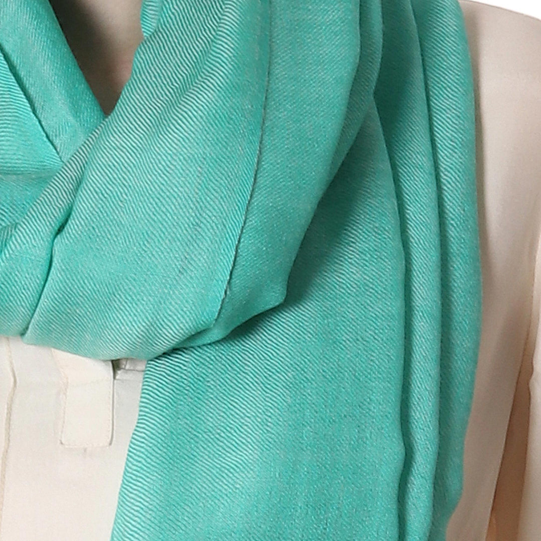 Wool shawl - Enchanted Sea