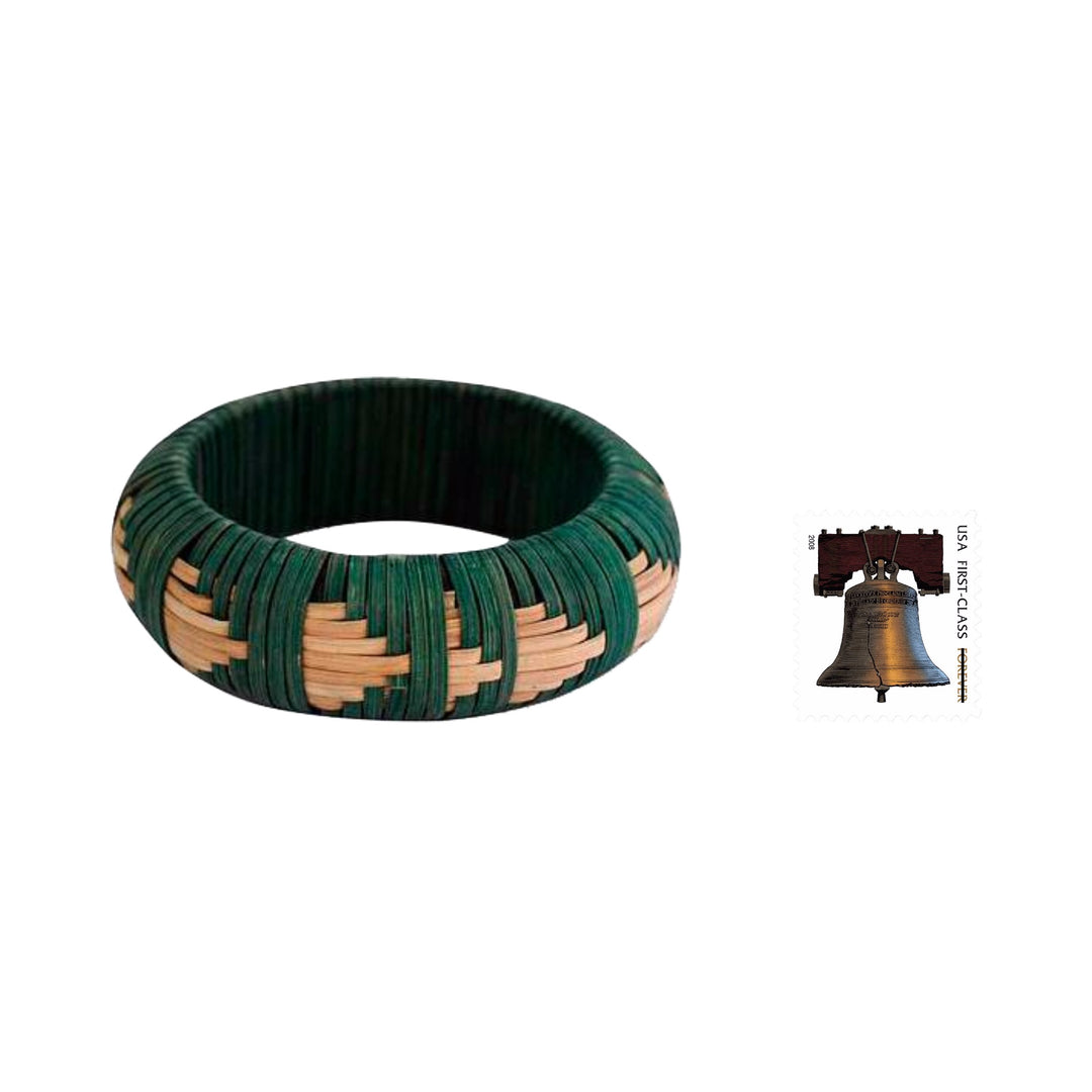 Handcrafted rattan bangle bracelet - Toward the Forest