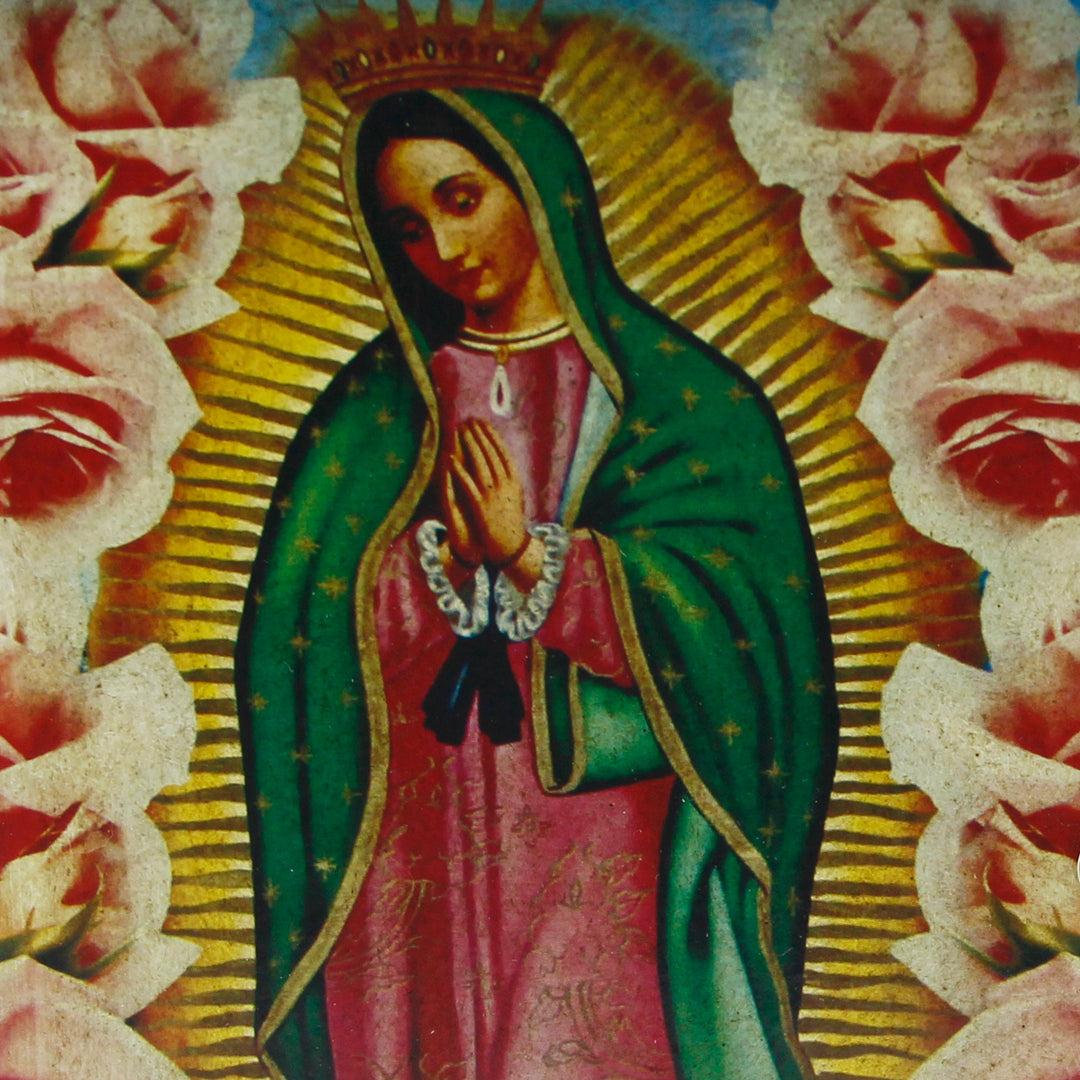 Decoupage chest - Beloved Guadalupe
