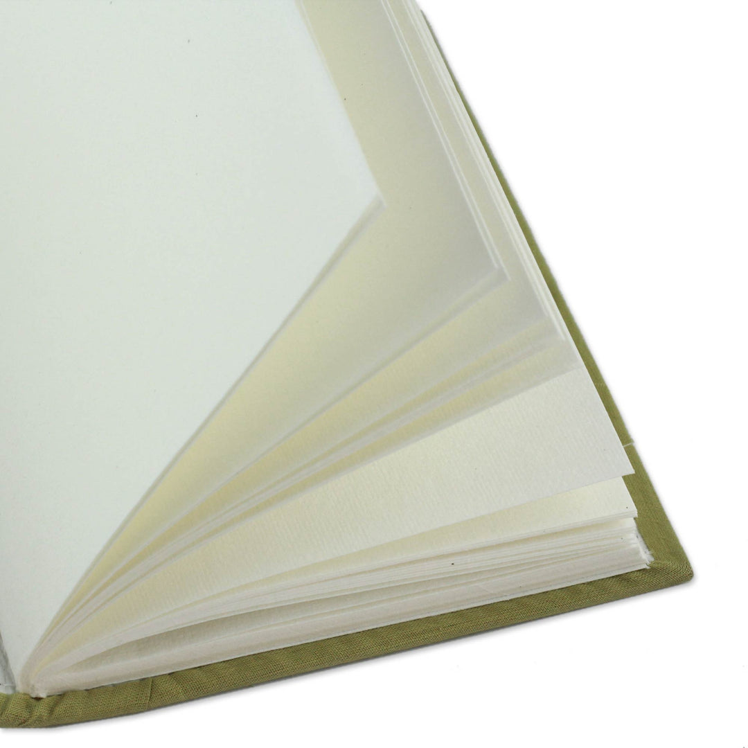Handmade Paper Journal with 48 Pages - Peacock Journeys