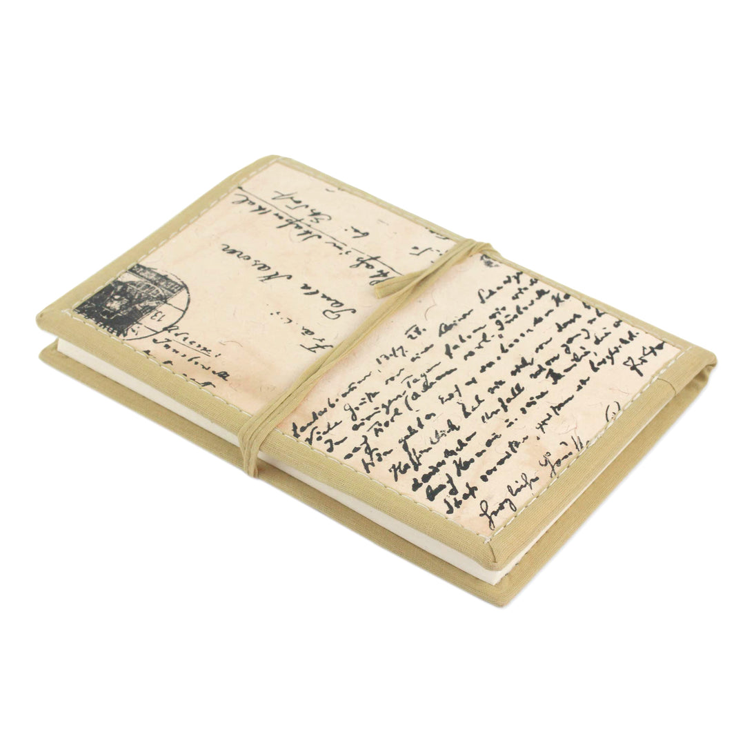 48-page Handmade Paper Handcrafted Journal - Sparrows
