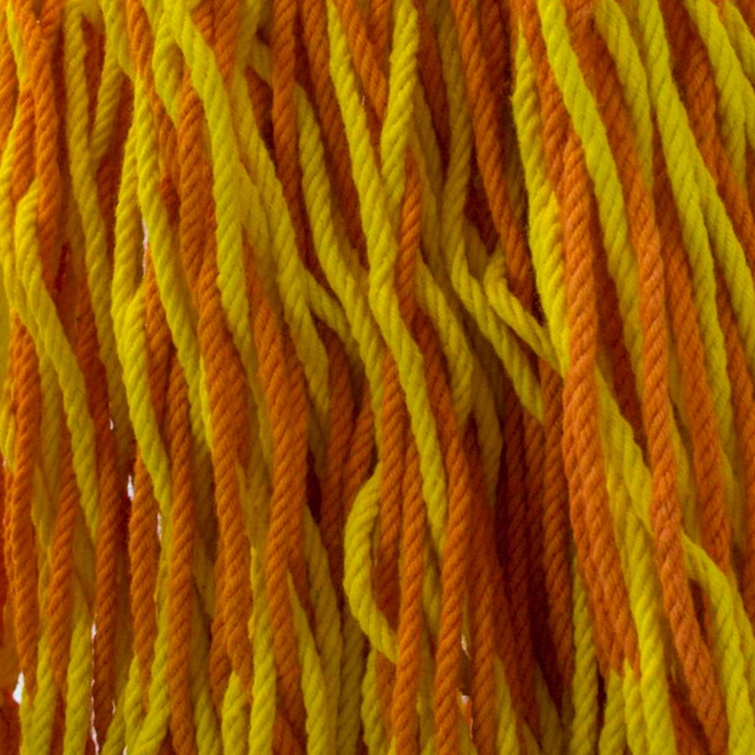 Yellow Orange Hand Woven Cotton Hammock Swing Chair - Maya Sunflower