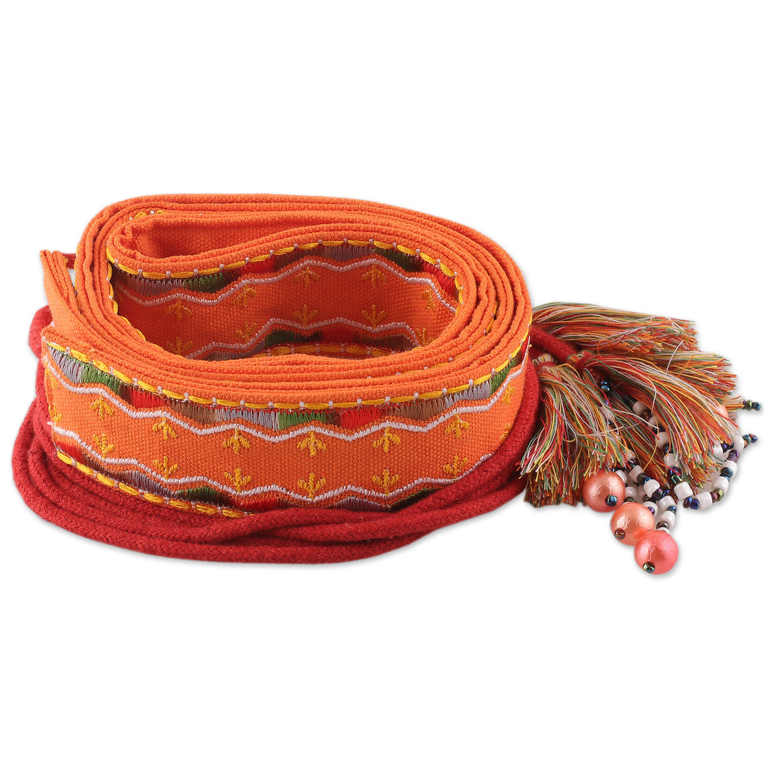 Tangerine Tassels