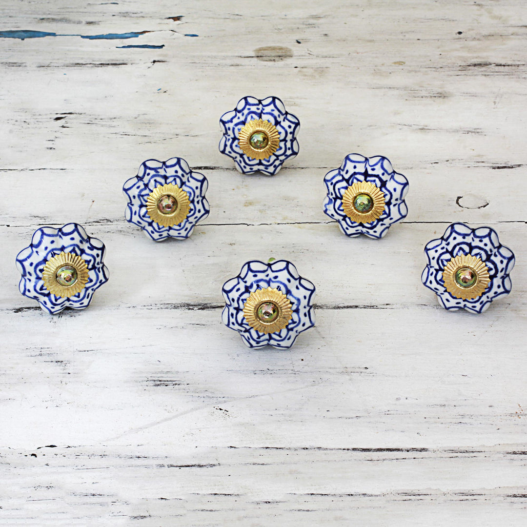 Radiant Blue Flowers