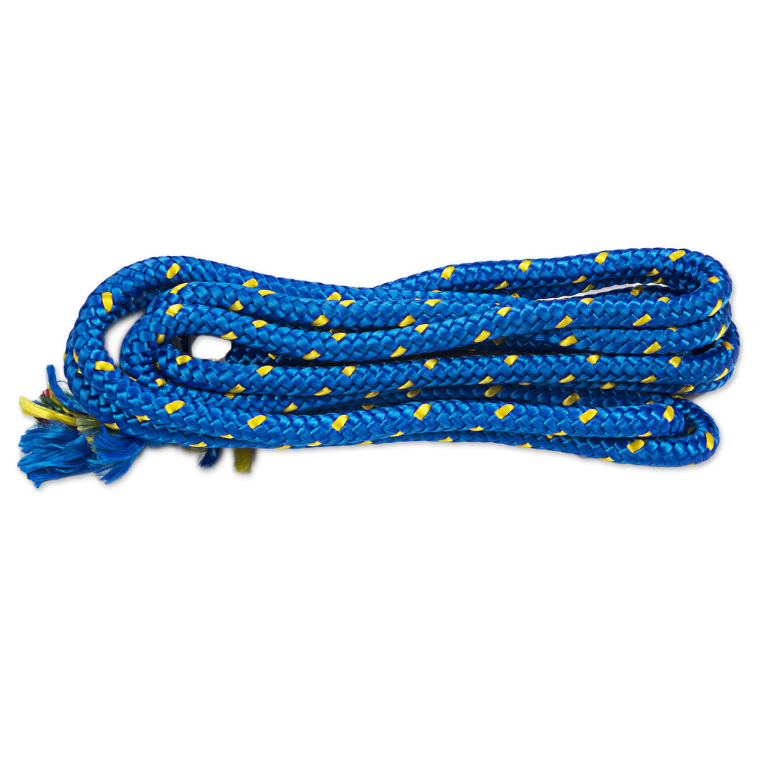 Hand Made Nylon Single Hammock with S-Hooks from Mexico - Neptune