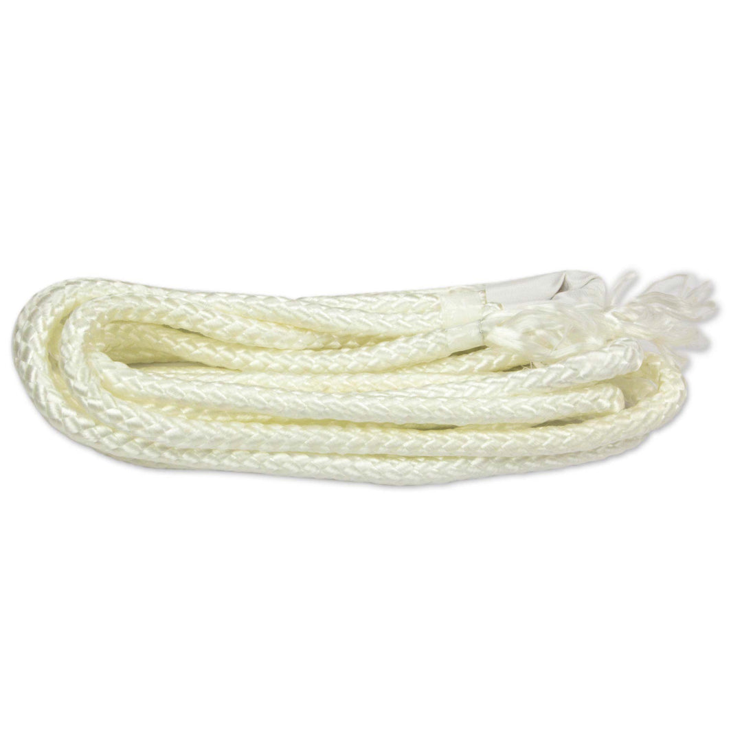 Hand Woven Nylon Striped Hammock (Double) from Mexico - Melon Stripe