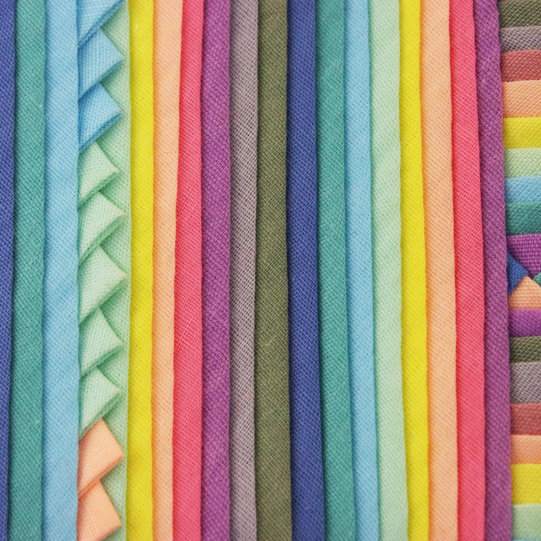 Handcrafted Cotton Blend Cosmetic Bags from Thailand (Pair) - Exotic Lisu in Sky Blue