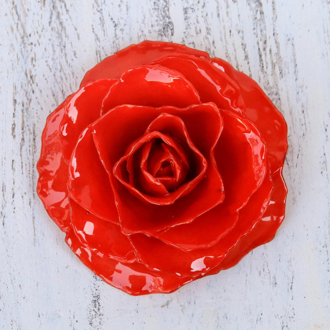 Rosy Mood in Red