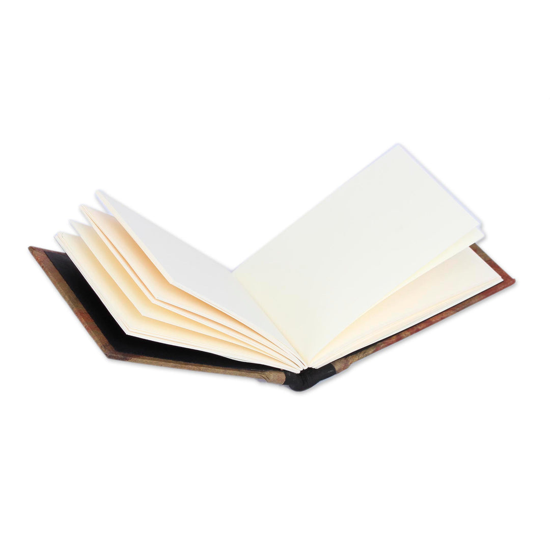Recycled Paper Journal with Autumn Colors from Mexico - Autumn Delicacy