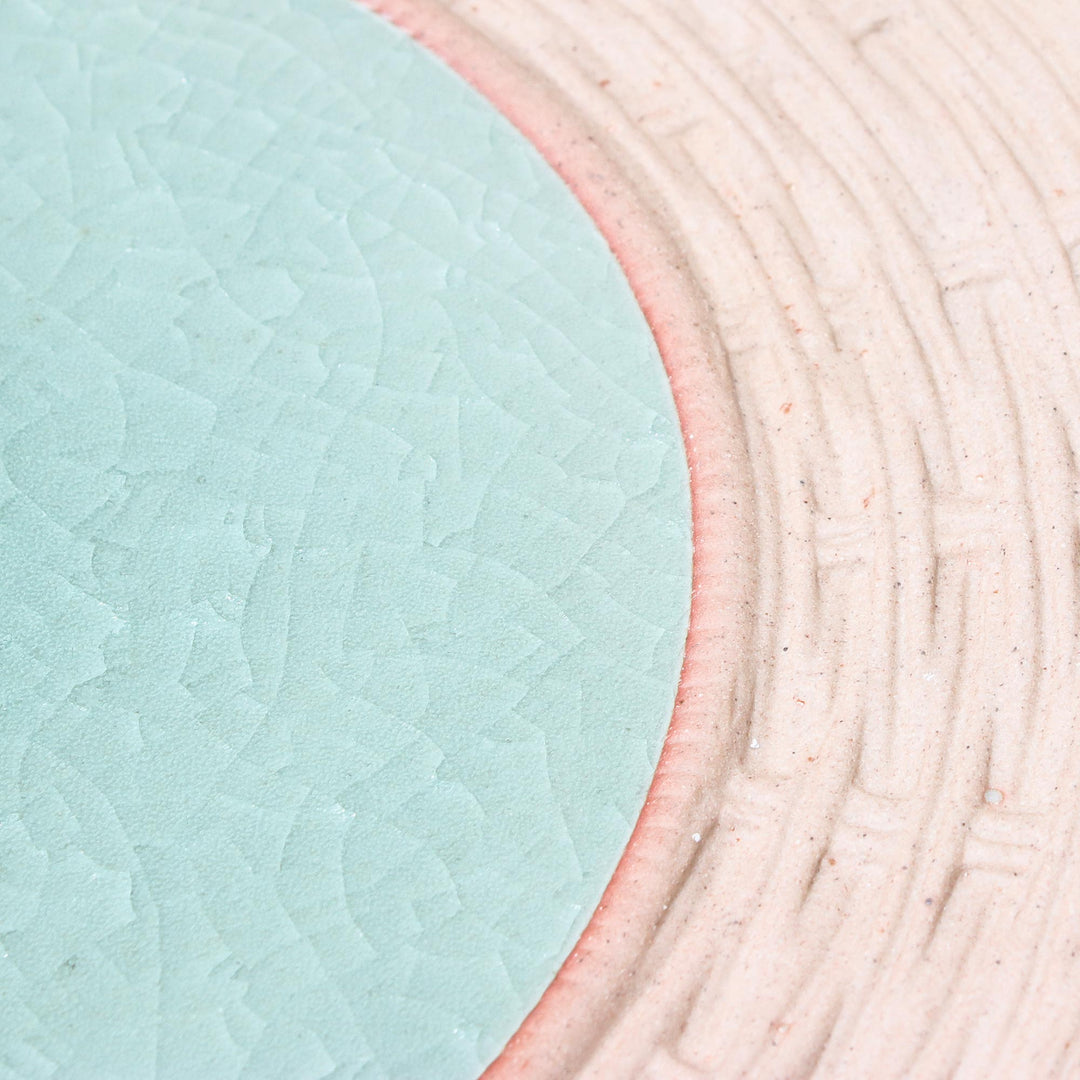 Celadon Ceramic Plates in Green from Thailand (Pair) - Country Meal