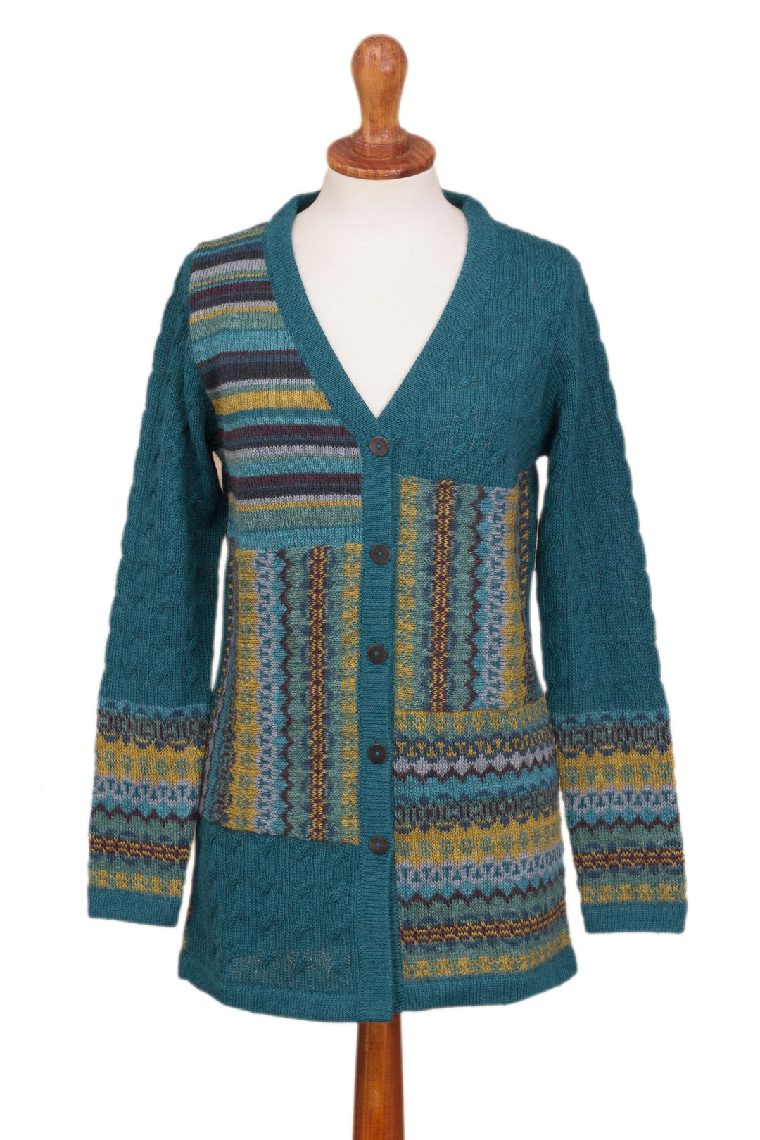 Patchwork in Teal