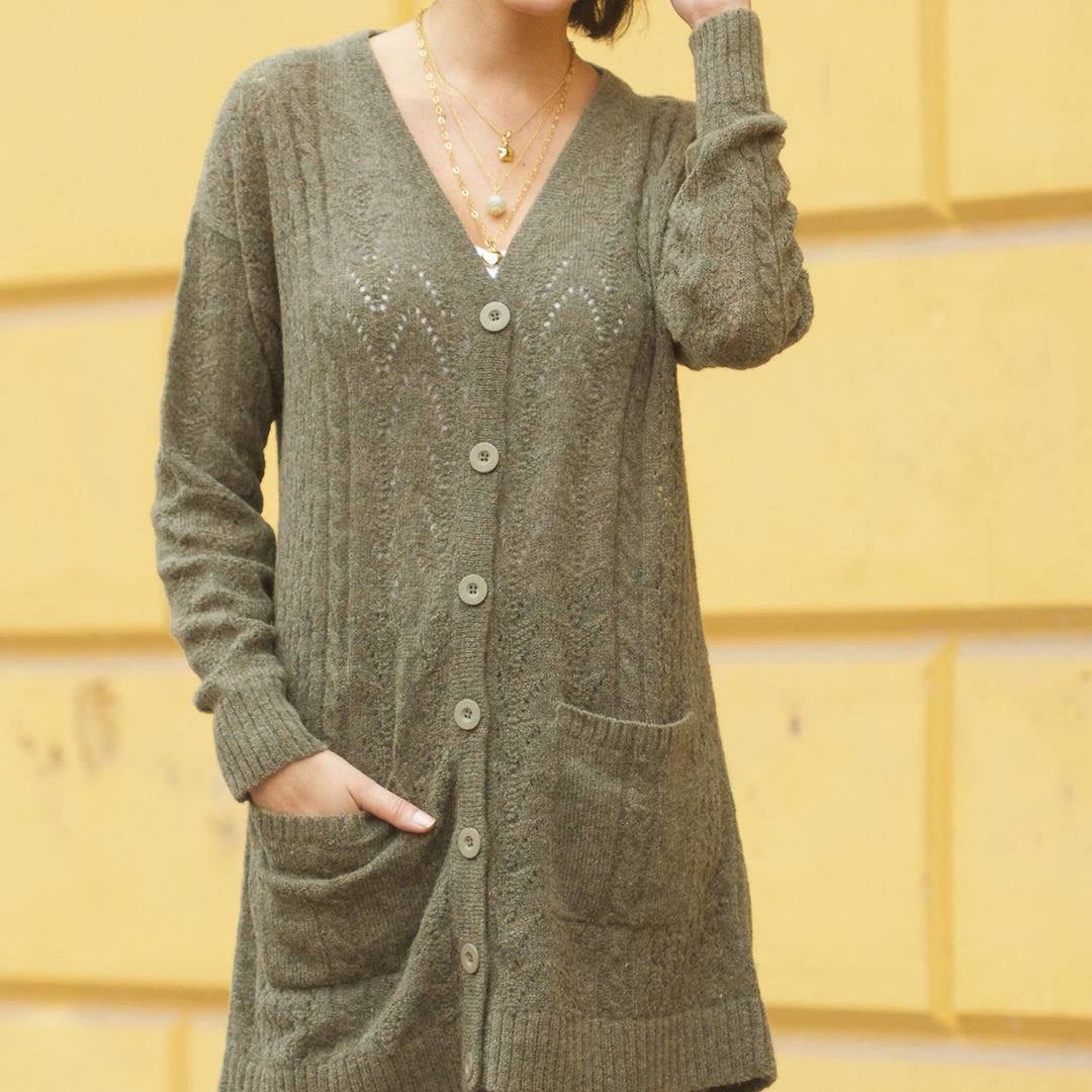 Comfortable Charm in Olive