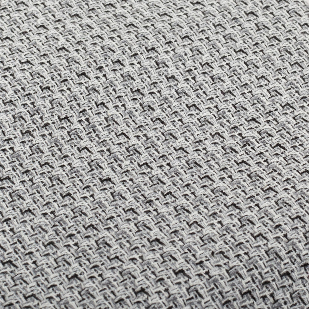 Monochromatic Alpaca Blend Throw from Peru - Cozy Combination in Pebble