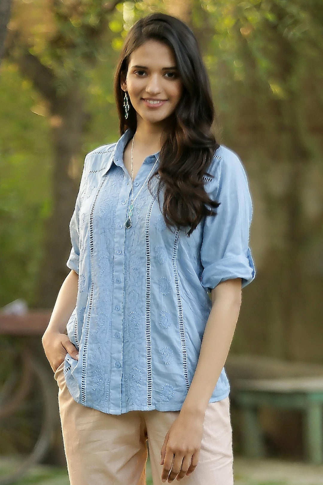 Elegant in Sky Blue