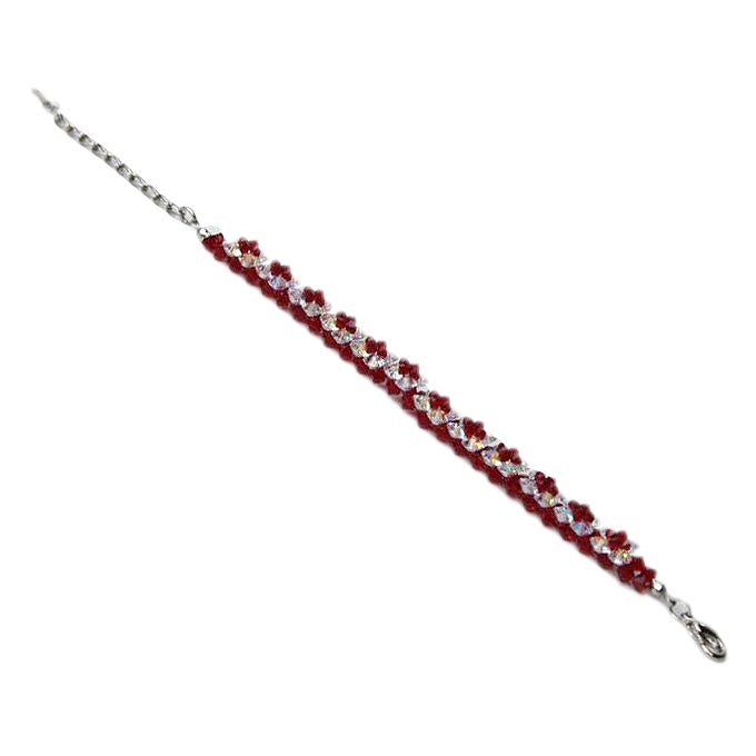 Thai Red Crystal Jewelry Set - Siam Red Reflections