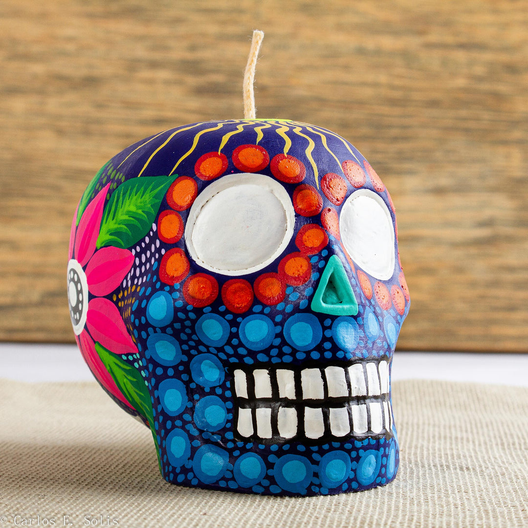 Colorful Purple Skull