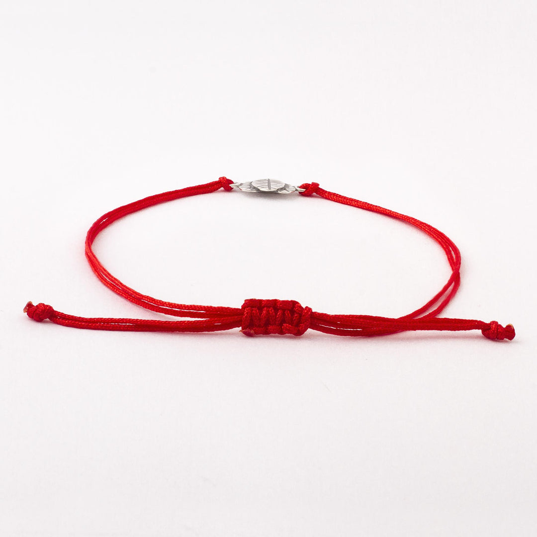 Andean Sterling Silver Kintu Pendant Unity Bracelet - Three Worlds in Union