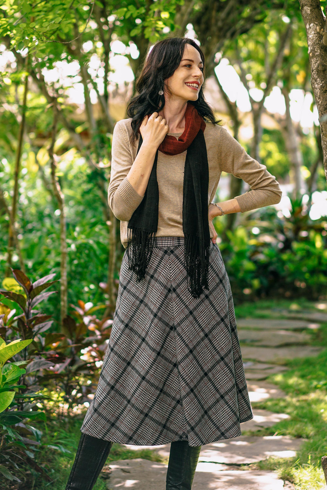 Delhi Chic in Houndstooth