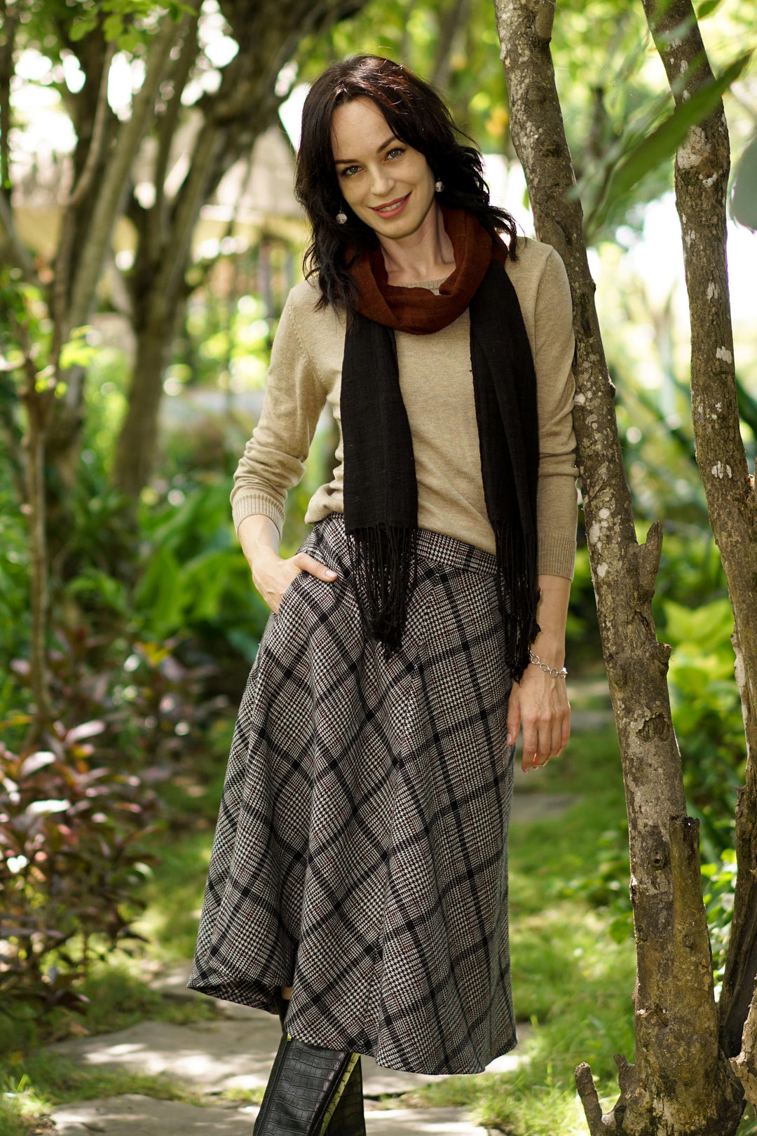 Delhi Chic in Houndstooth