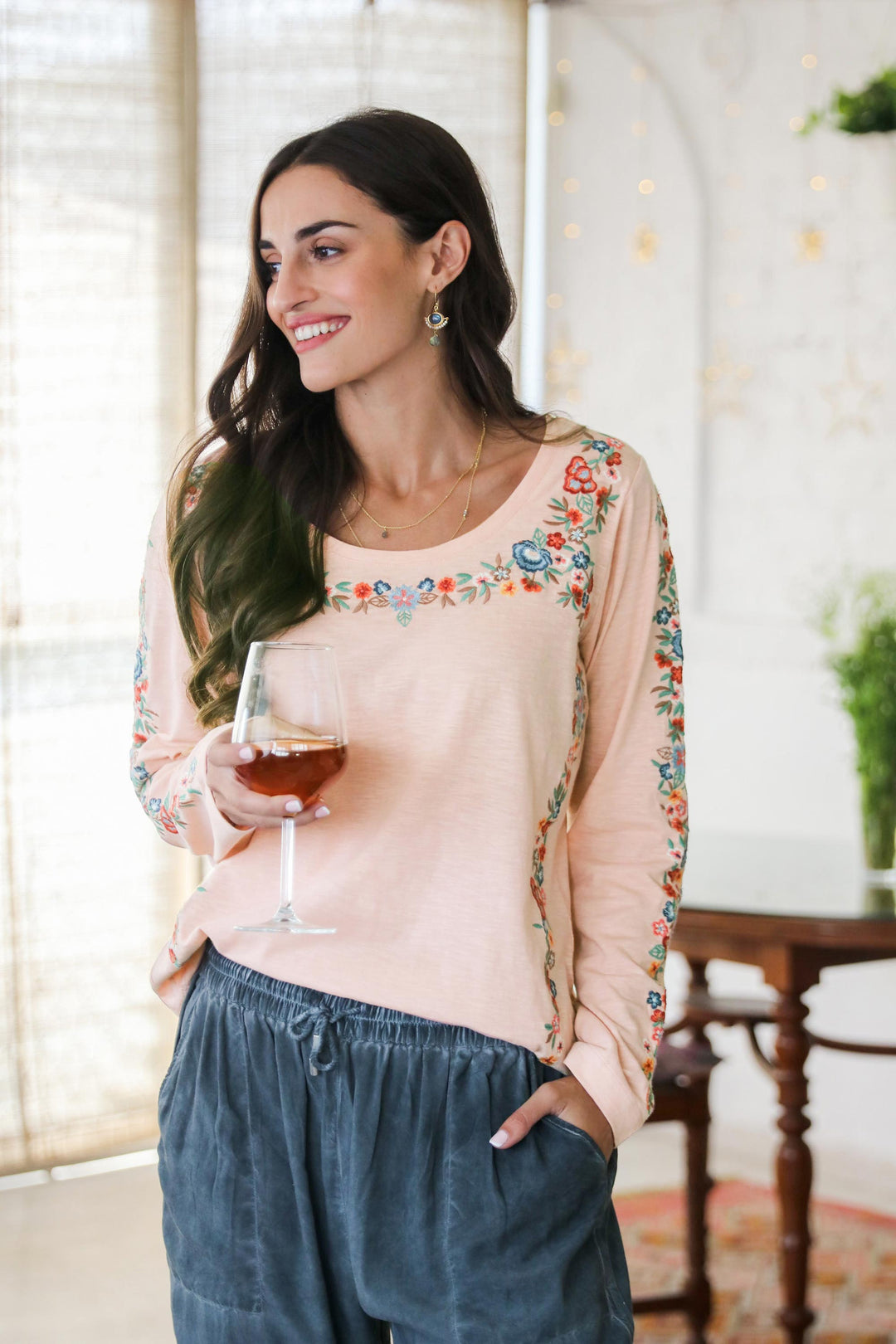Floral Ode in Petal Pink