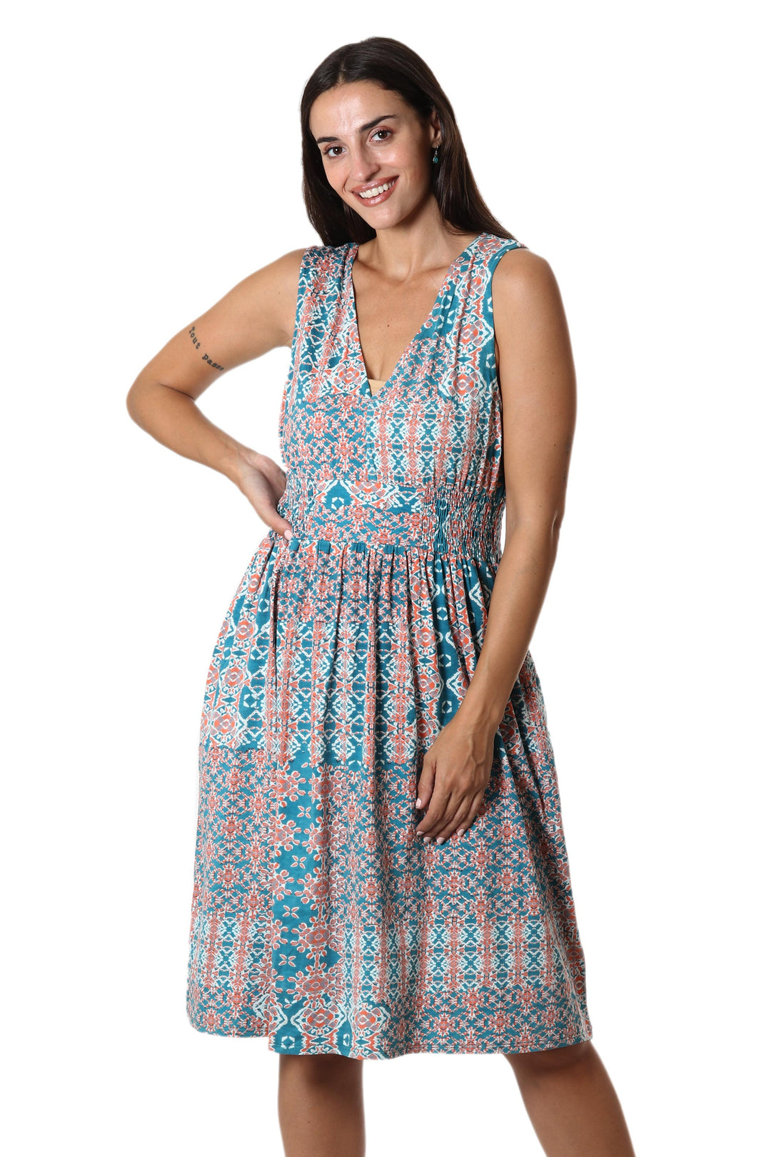 Meena Bazaar in Teal