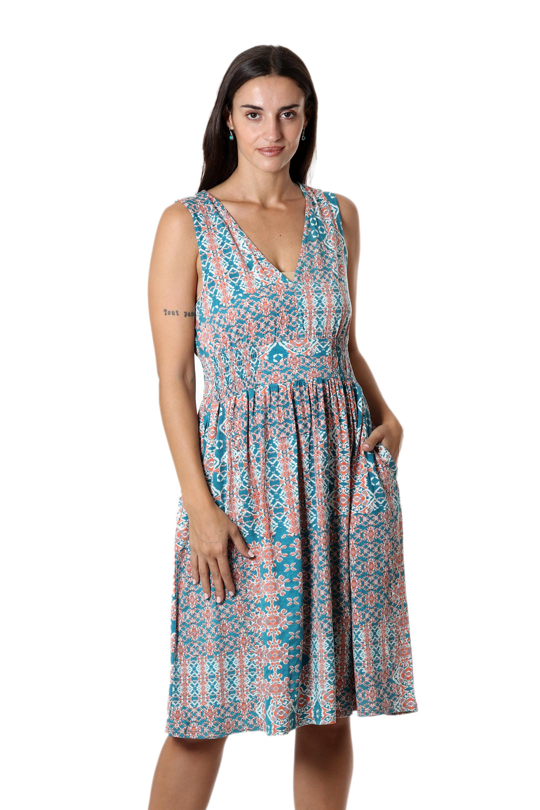 Meena Bazaar in Teal