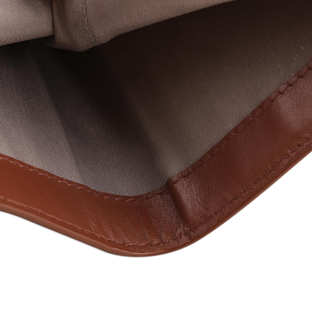 Hand Crafted Men's Brown Leather Wallet - Versatility