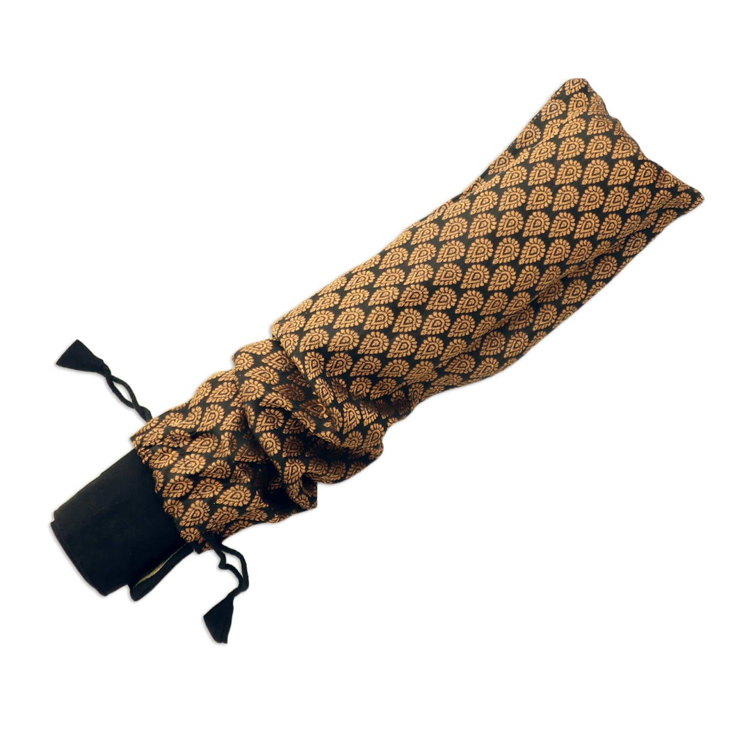 Floral Embroidered Backgammon Set - Ganga Garden in Red