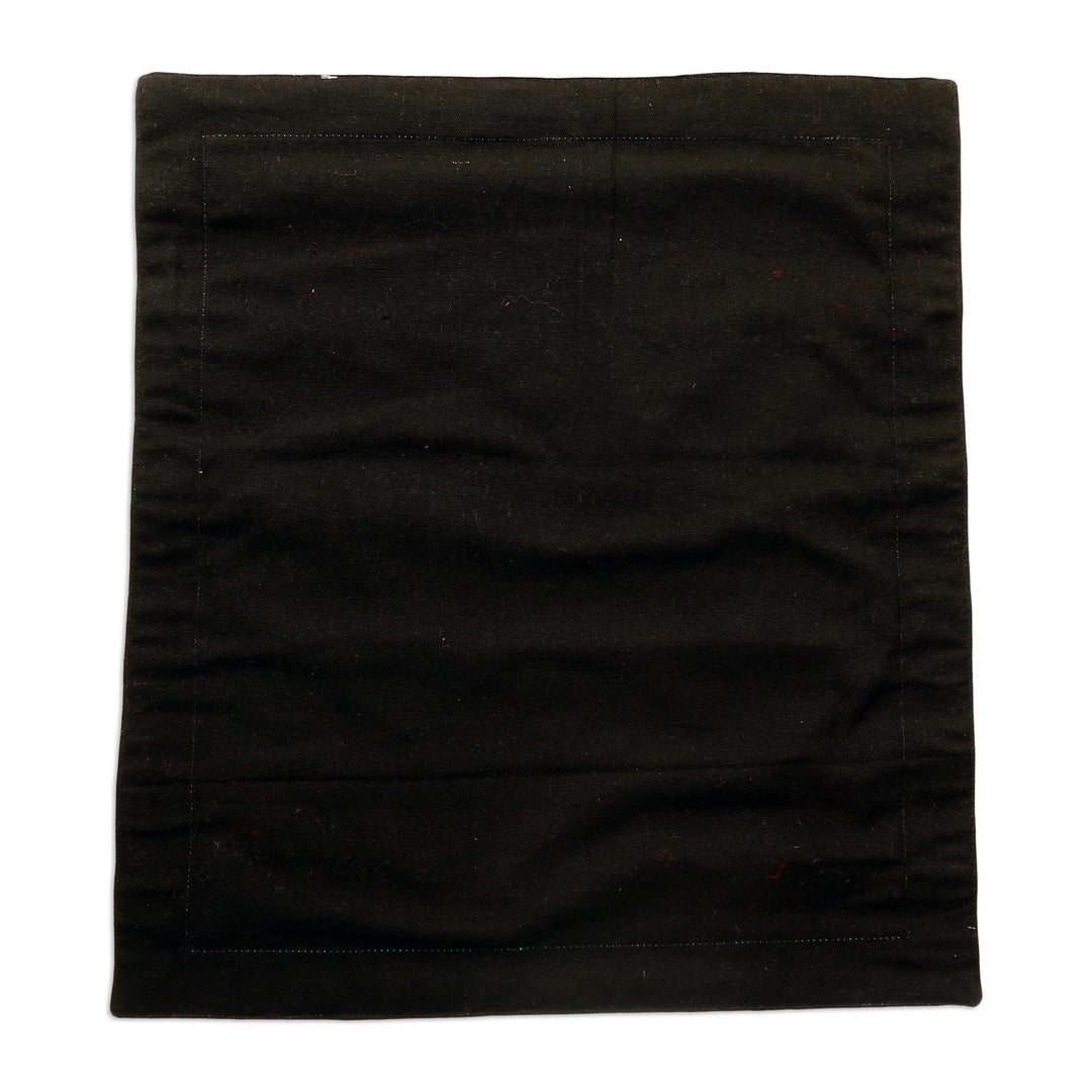 Floral Embroidered Backgammon Set - Ganga Garden in Red