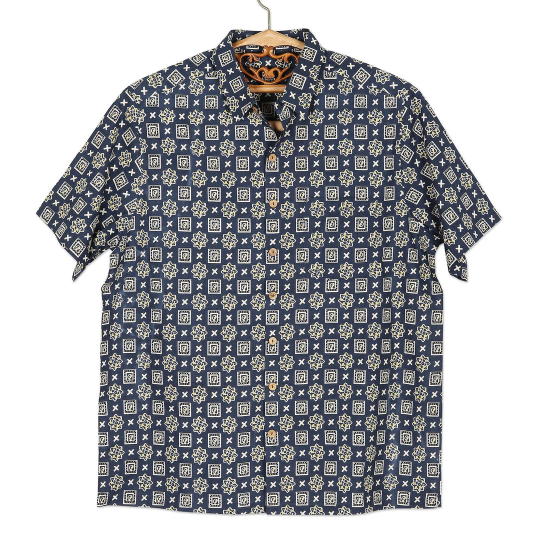 Floral Labyrinth in Midnight