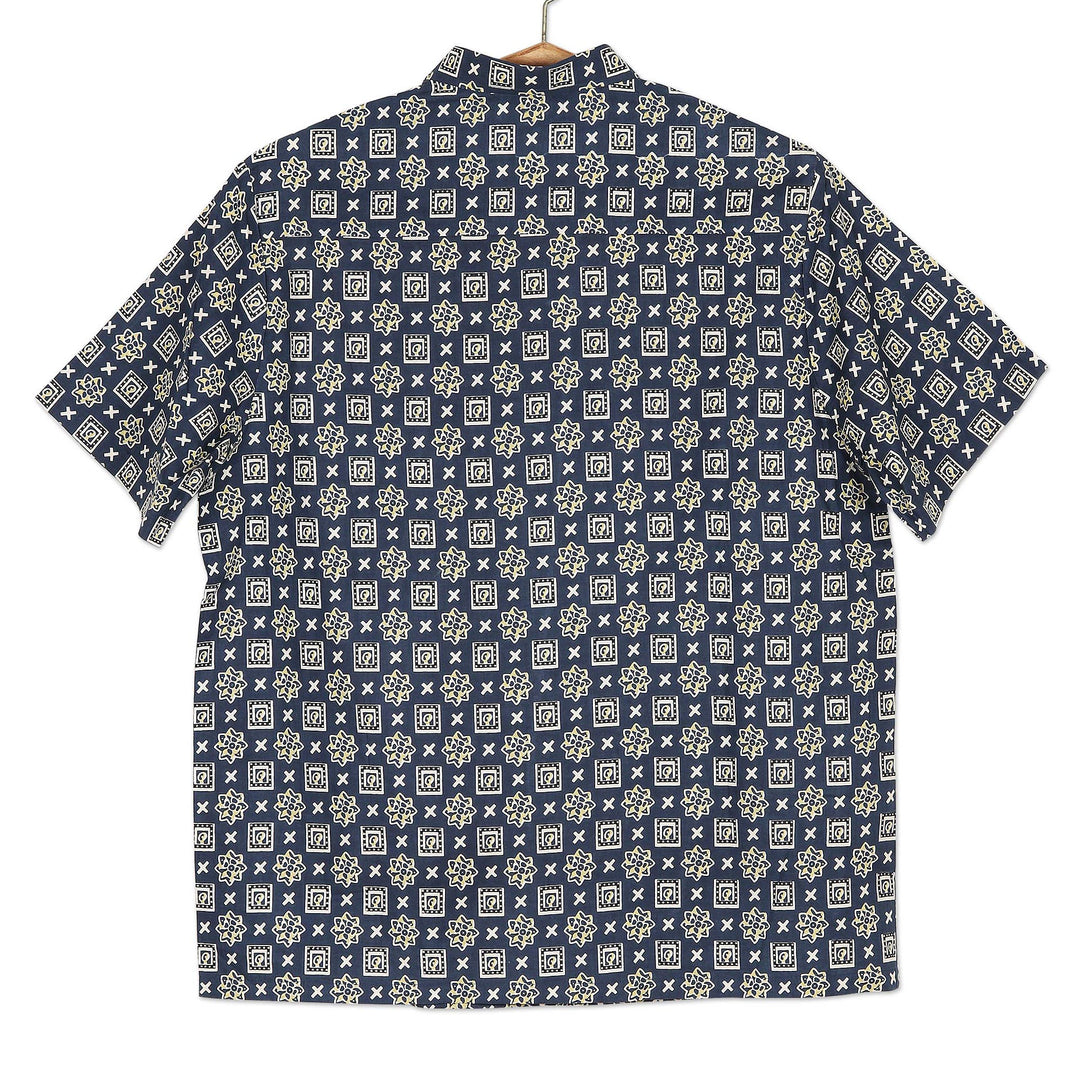 Floral Labyrinth in Midnight