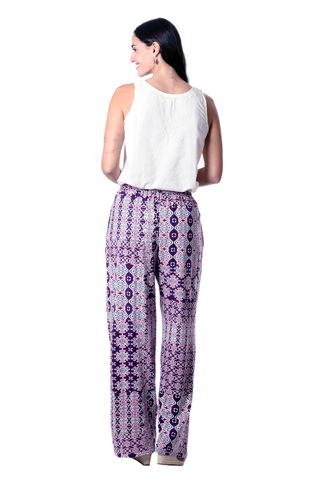 Meena Bazaar in Purple