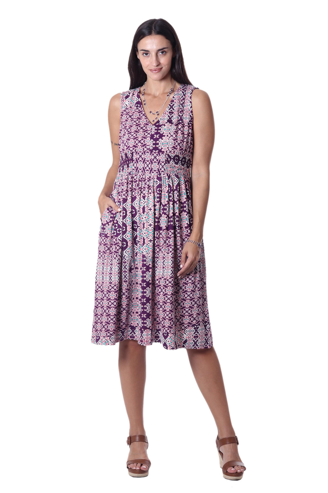Meena Bazaar in Purple