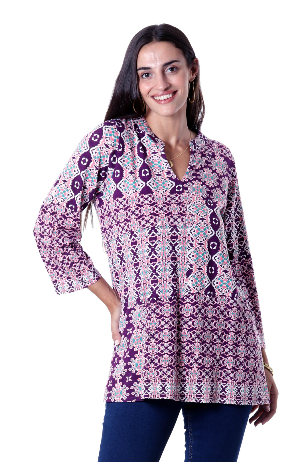 Meena Bazaar in Purple