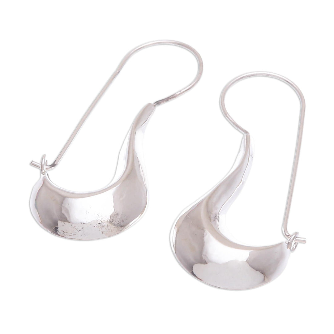 Hand Crafted Sterling Silver Drop Earrings - Rise and Shine