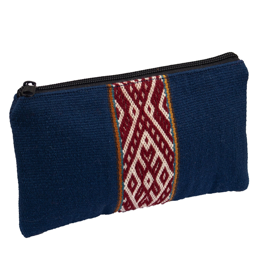 Handloomed Wool Cosmetic Bag - Sicuani Diamonds