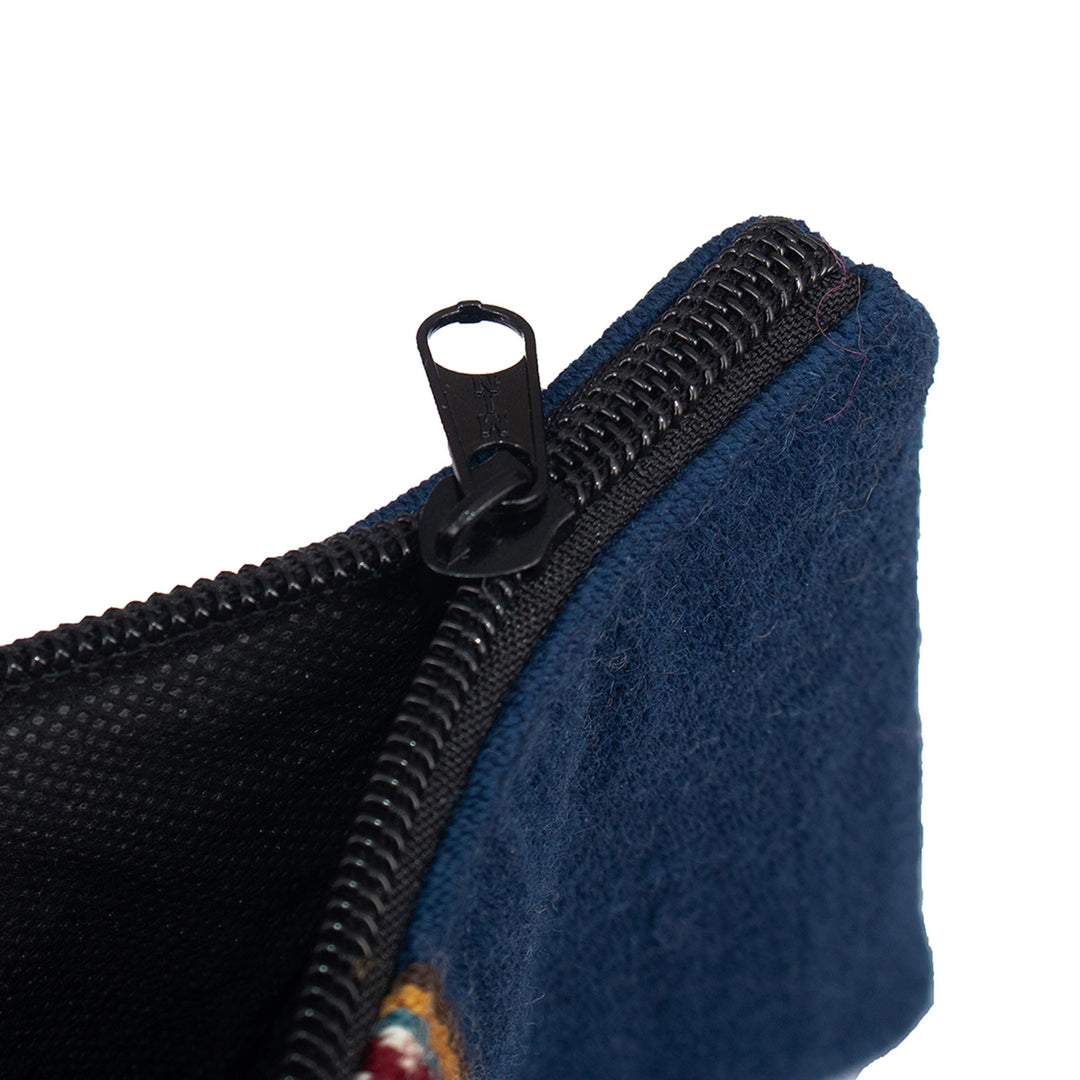 Handloomed Wool Cosmetic Bag - Sicuani Diamonds