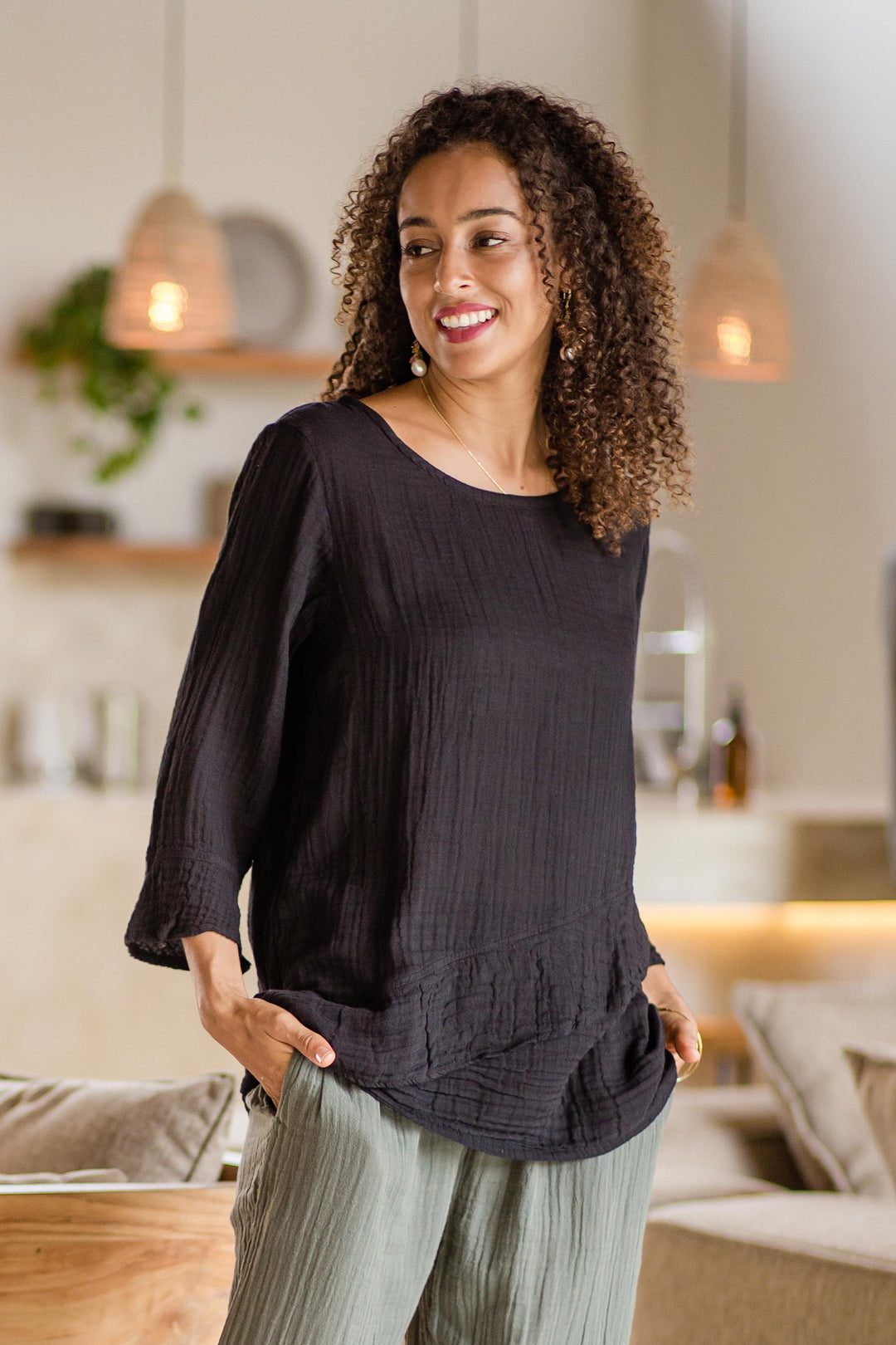 Black Ruffles